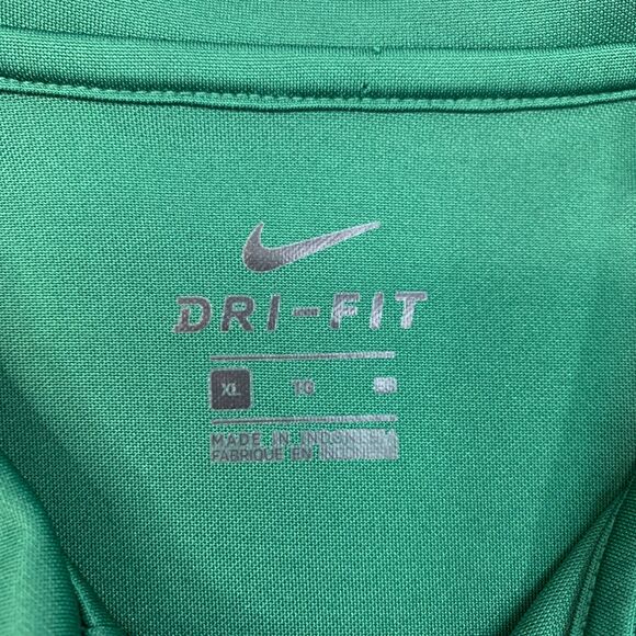 Nike Polo Shirt Mens XL Extra Large Green CV Basketball Dri Fit Short Sleeve - Picture 4 of 15